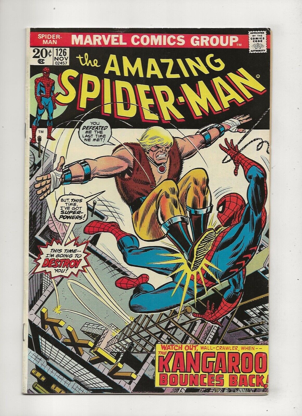 The Amazing Spider-Man #126 (1973) FN+ 6.5