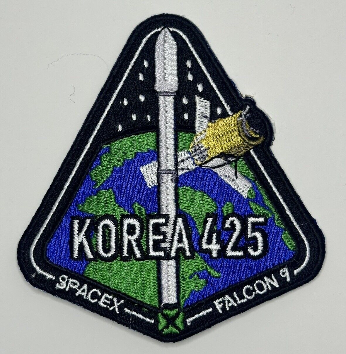 Original SPACEX KOREA 425  MISSION PATCH 3” NASA FALCON 9