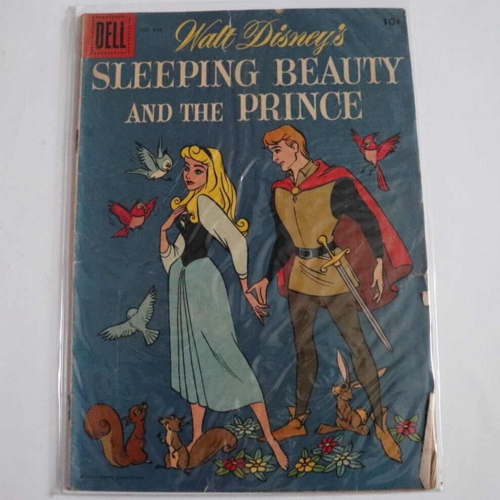 Four Color #973 Sleeping Beauty & The Prince Dell 1959 Disney