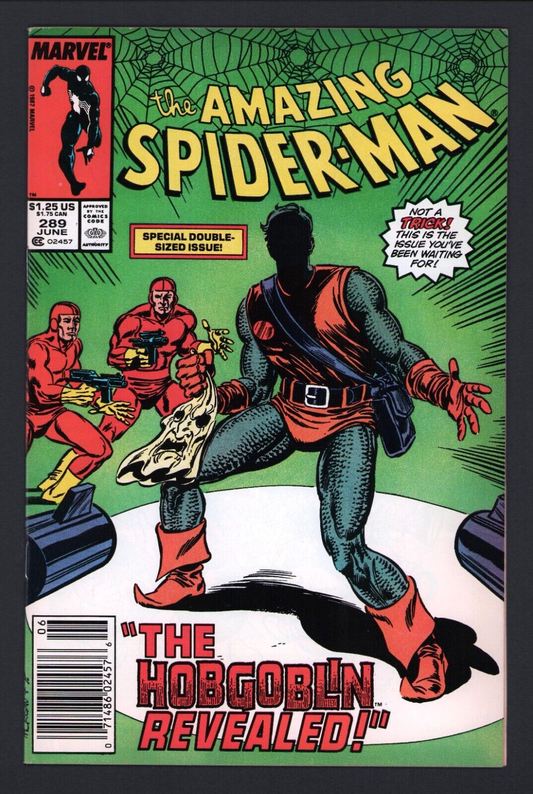 Amazing Spider-Man #289 NM Marvel 1987 NEWSSTAND 1st NED LEEDS HOBGOBLIN