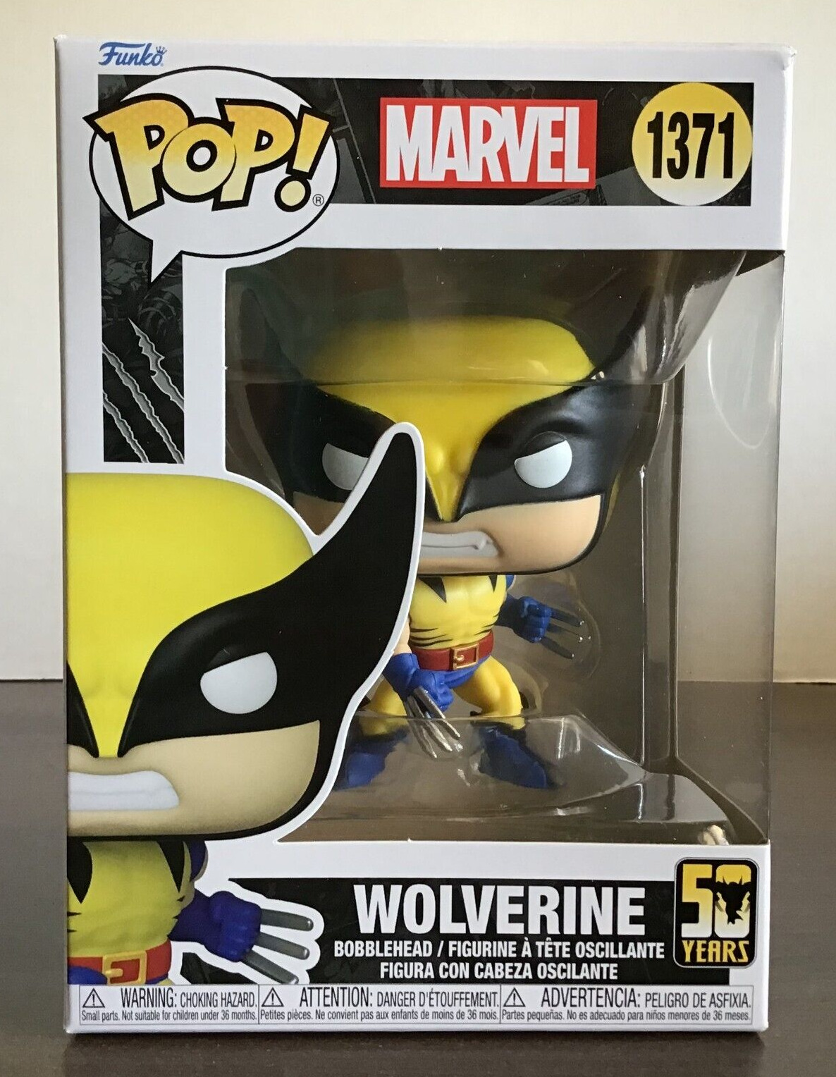 Funko Pop Wolverine 50th Anniversary Wolverine (Classic) Funko Pop #1371