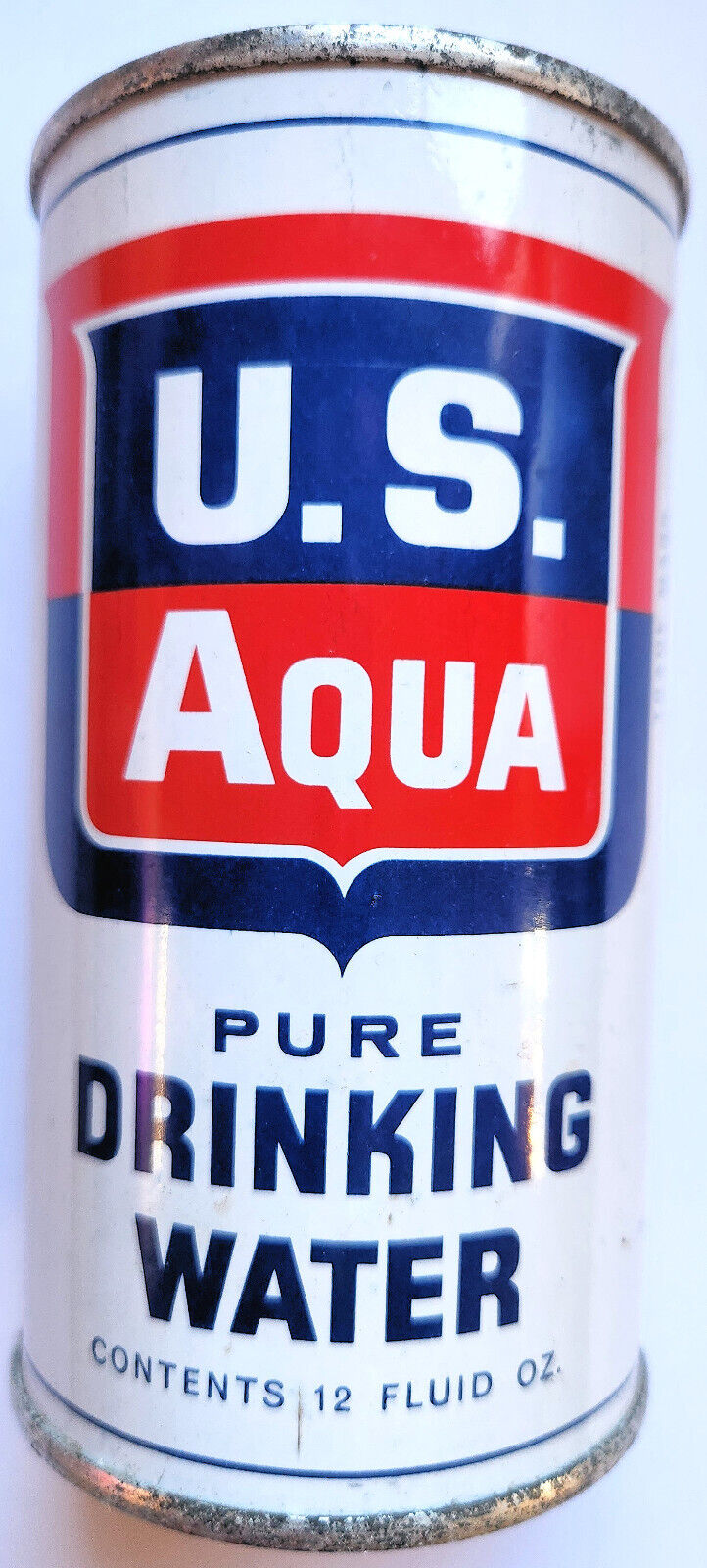 1950 U.S. Aqua Pure Drinking Water Cold War IMPERVIOUS TO NUCLEAR FALLOUT Sealed