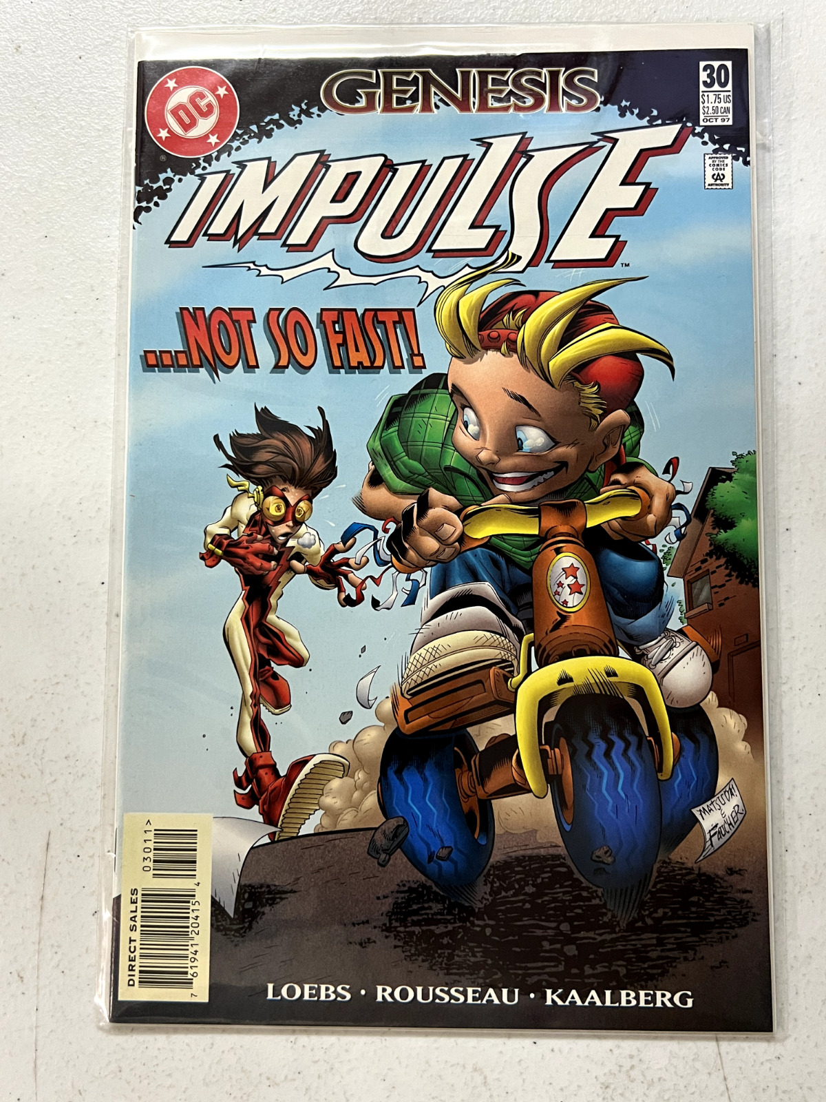 Genesis Impulse Not So Fast #30  1997 DC Comic | Combined Shipping B&B