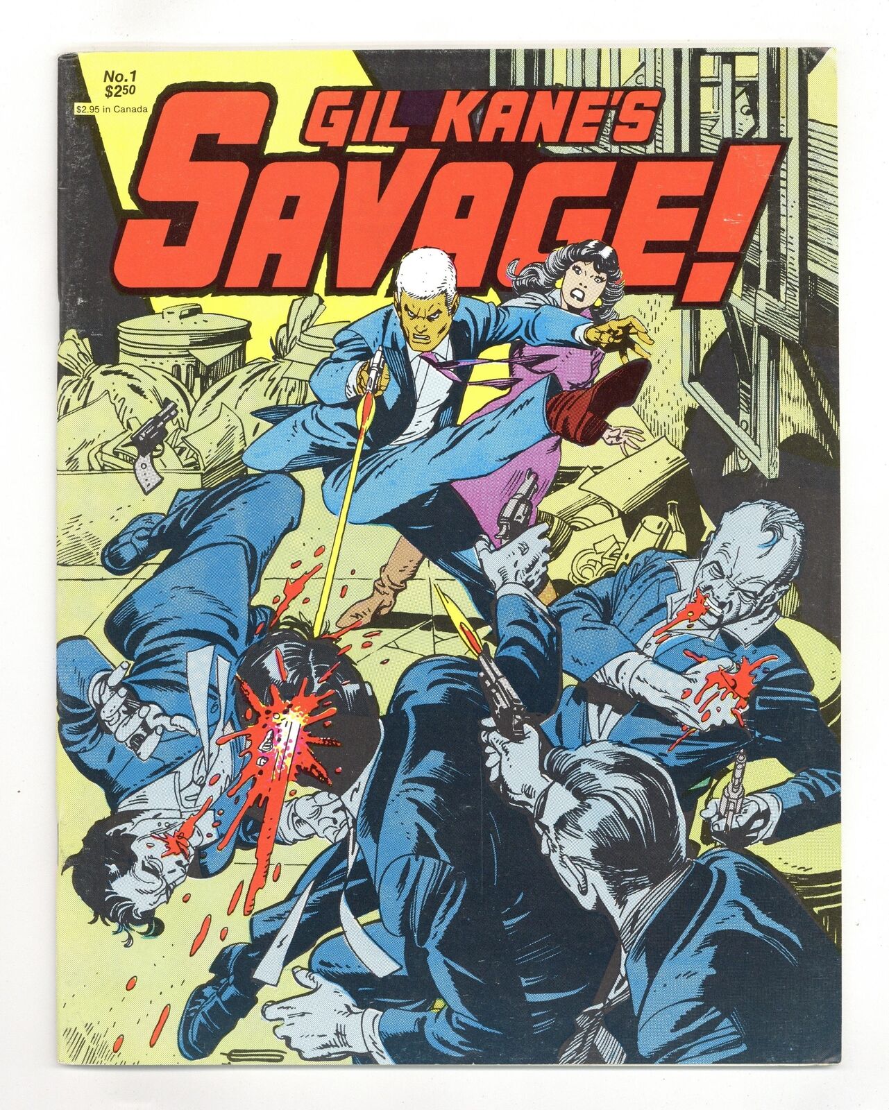 Gil Kane's Savage #1 FN- 5.5 1982