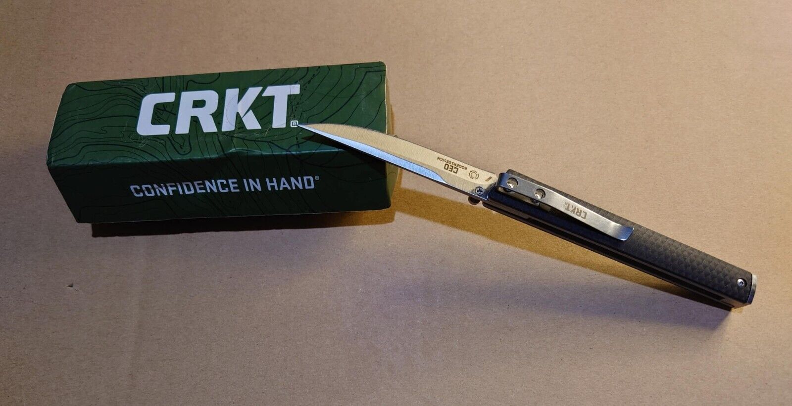 CRKT CEO  7096K Folding Pocket Knife By Richard Rogers