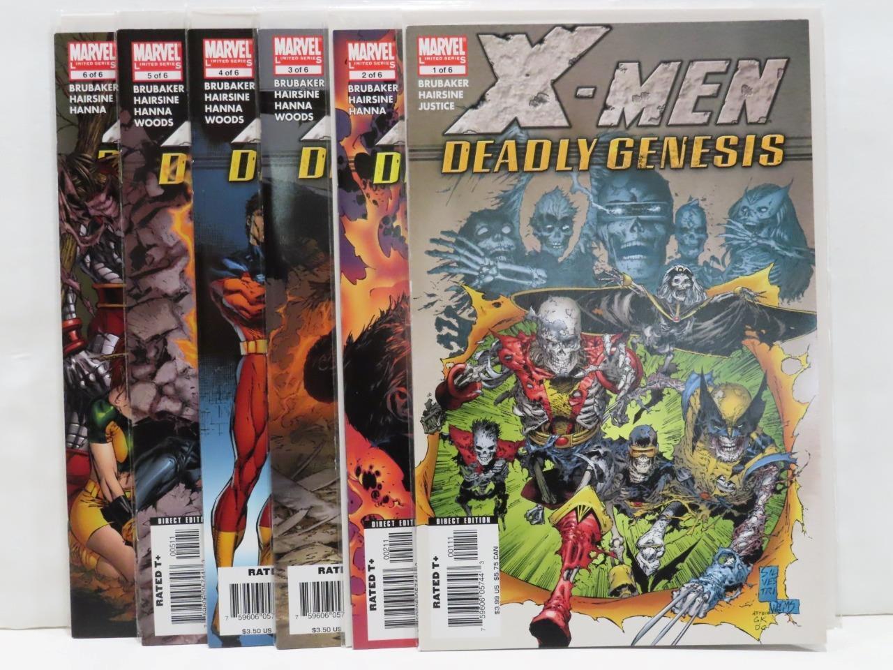 Marvel Deadly Genesis #1 2 3 4 5 6 Complete Set First Vulcan X-Men \'97 2006 NM