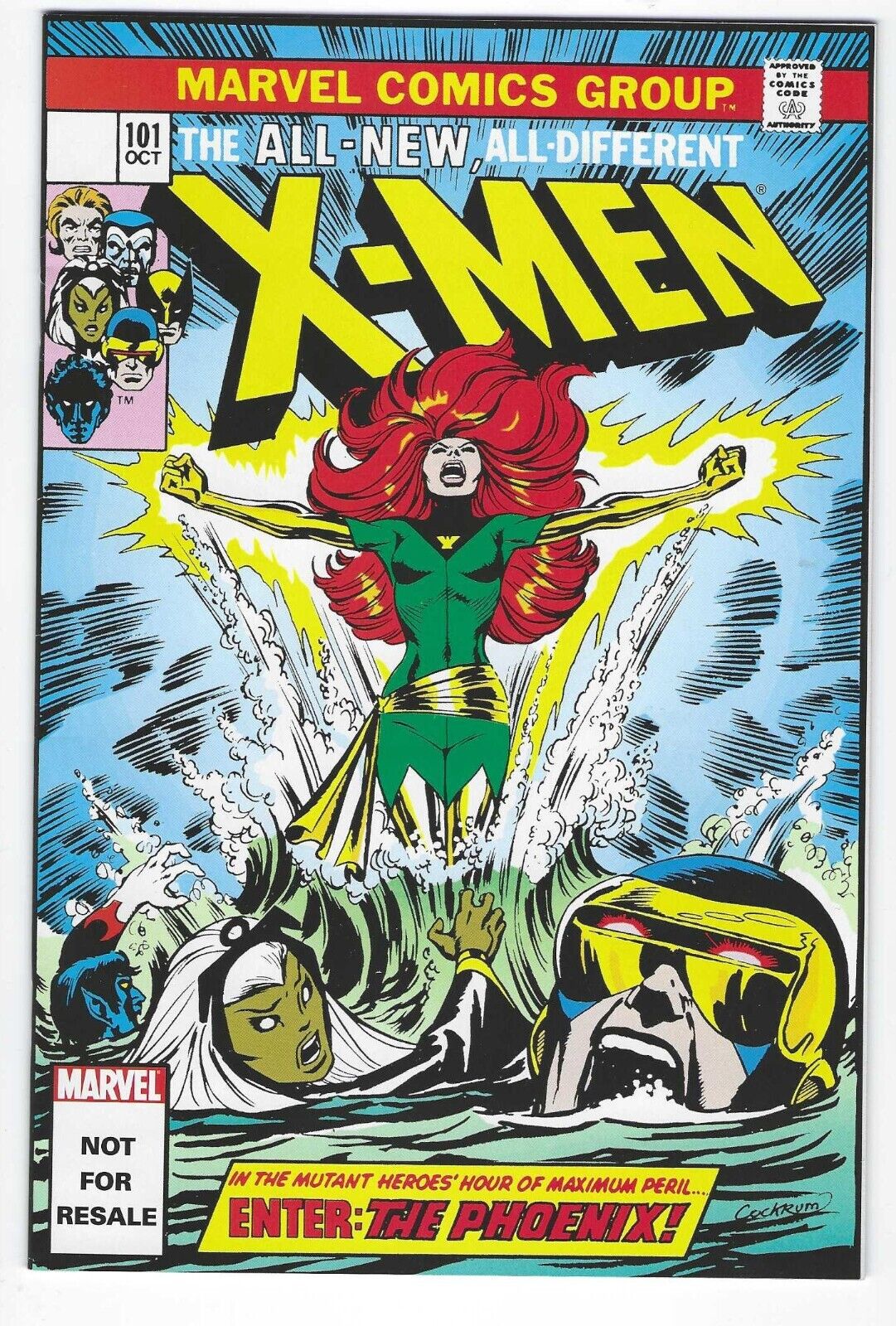 Uncanny X-men #101 2004 Reprint 1st Phoenix Key VF Wow