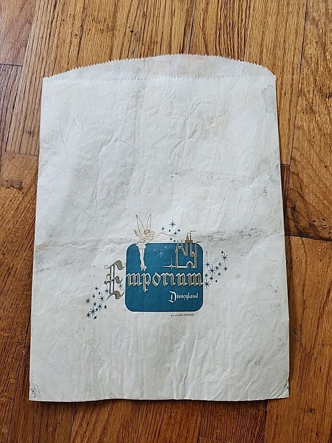 Disneyland Emporium Opening Day 1955 Paper Bag Rare