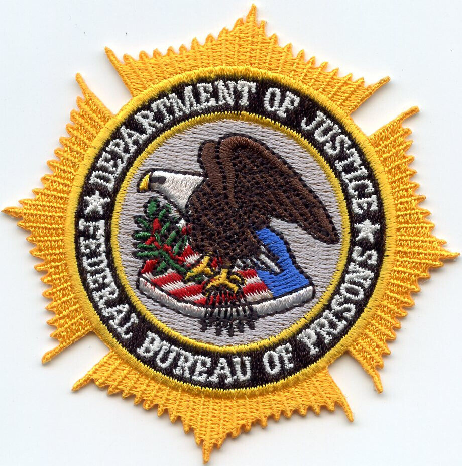 DOJ FEDERAL BUREAU OF PRISONS Washington DC DOC CORRECTIONS police PATCH