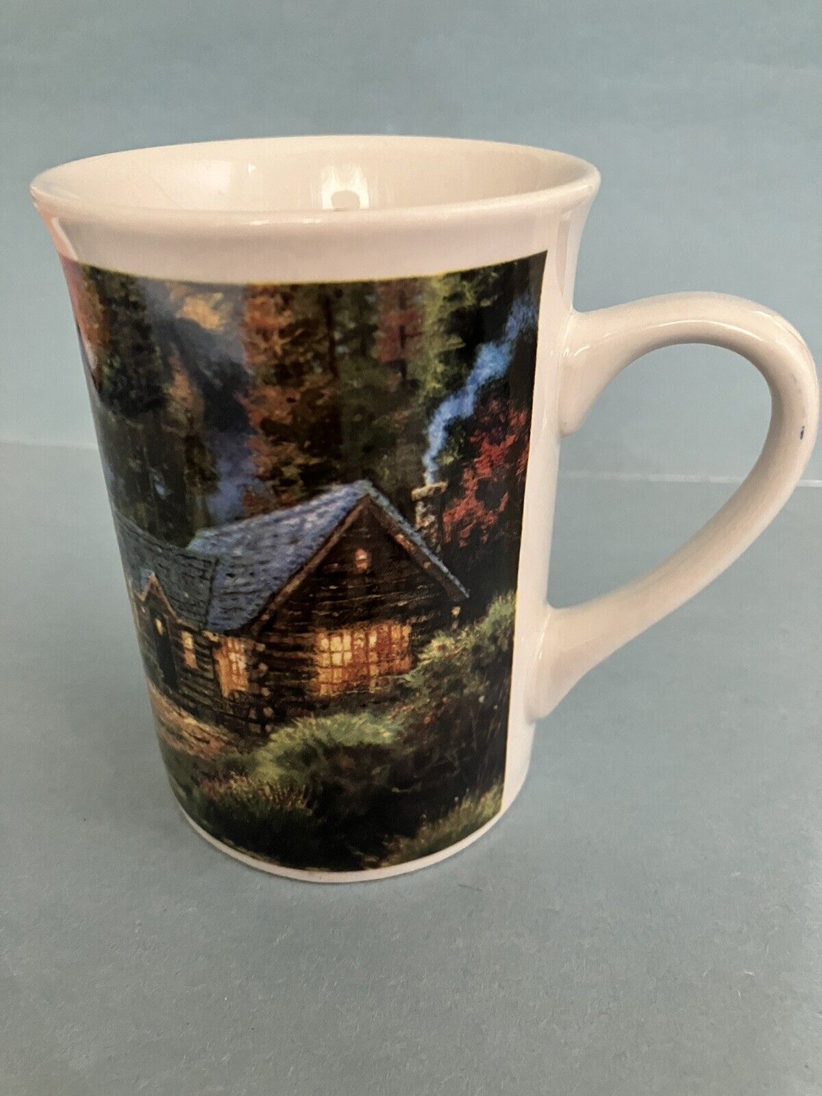 Vintage 1999 Thomas Kinkade “Lakeside Hideaway” Coffee Mug