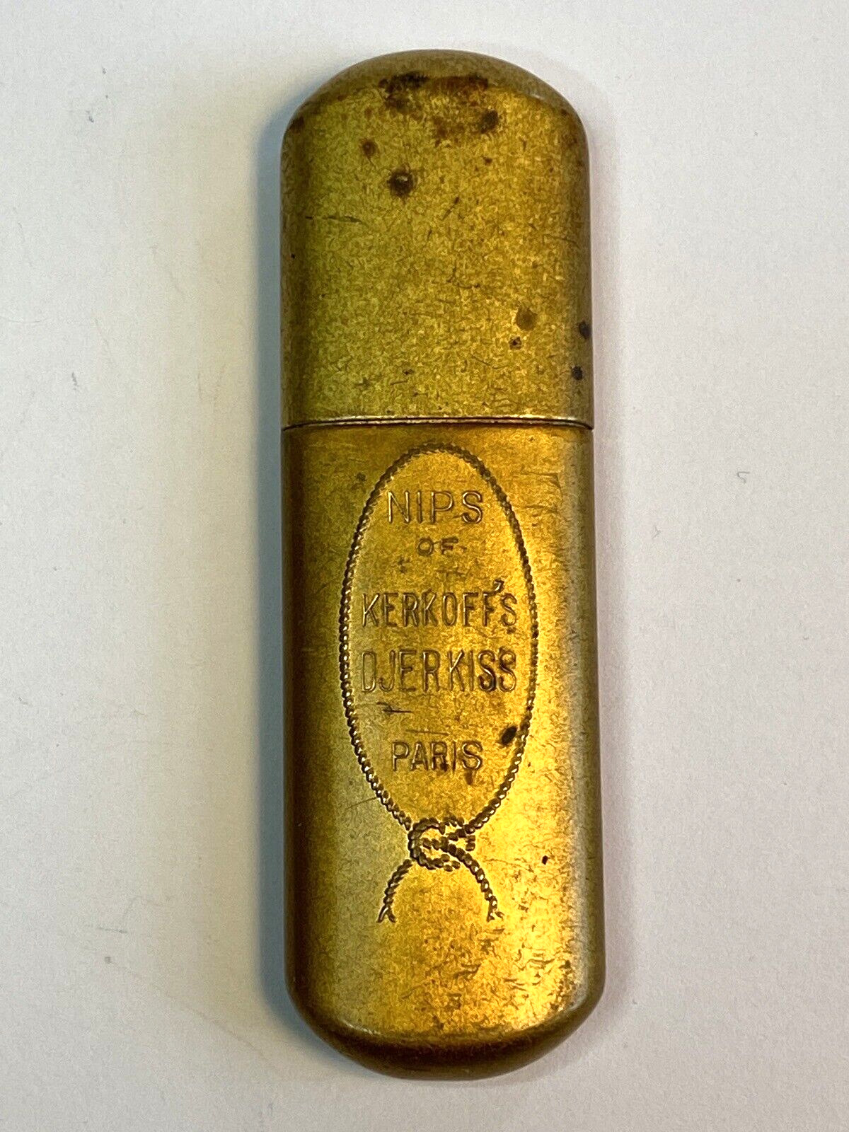 Vintage Nips of Kerkhoffs Djer Kiss Paris France Rare Perfume sample Case 2.5\