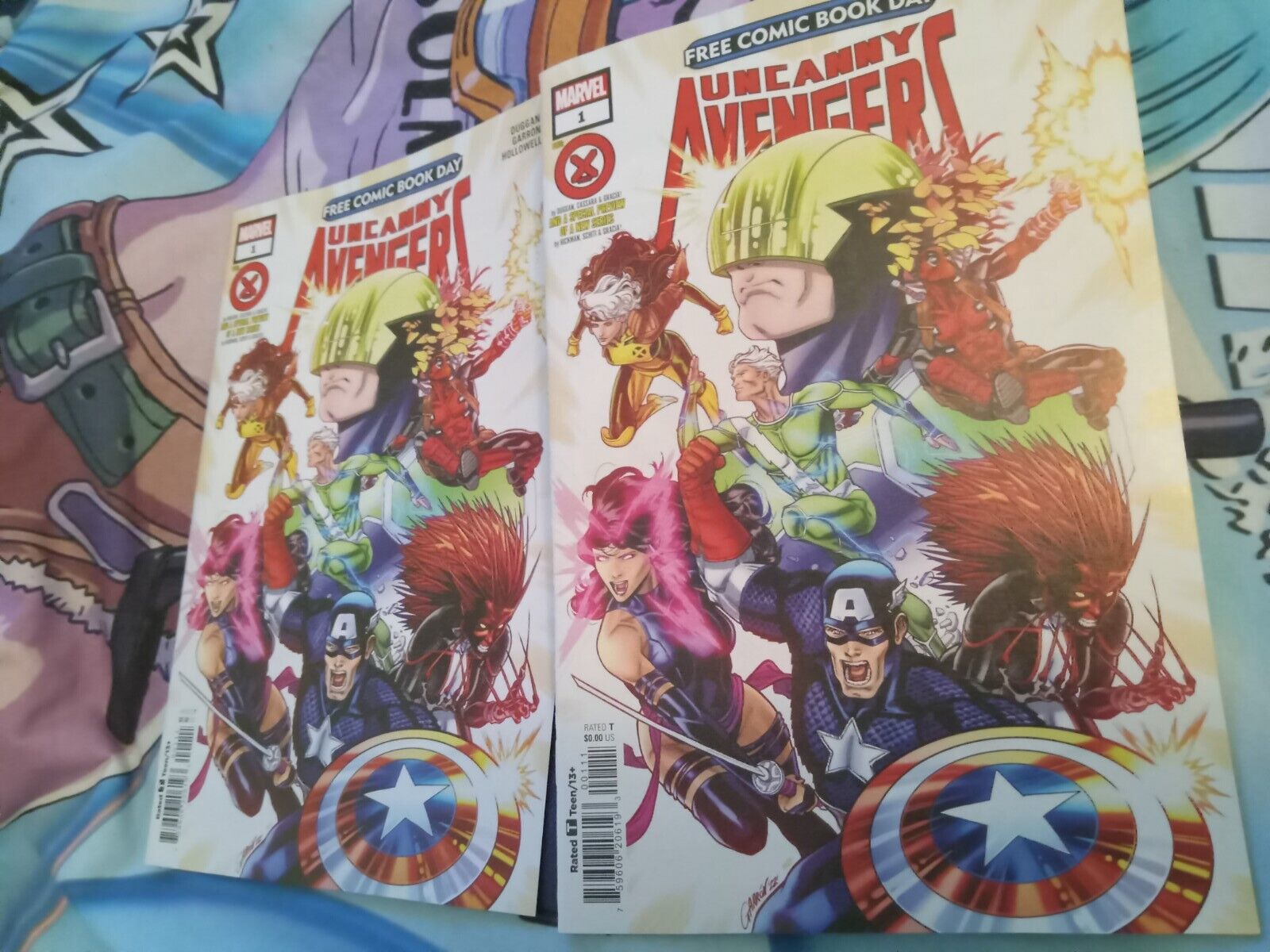 Uncanny Avengers #1 FCBD 2024 -xmen- 2 Marvel Comic Book LoT