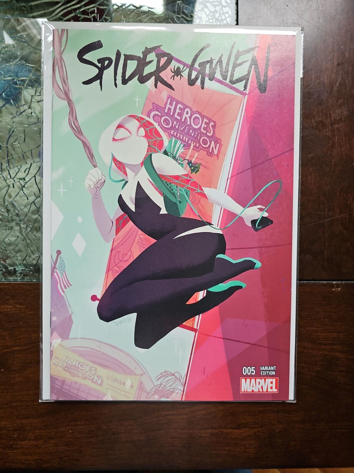 Spider-Gwen #5, Est. NM+, Charlotte Heroes Con 2015, Babs Tarr Cover, HTF, PC3