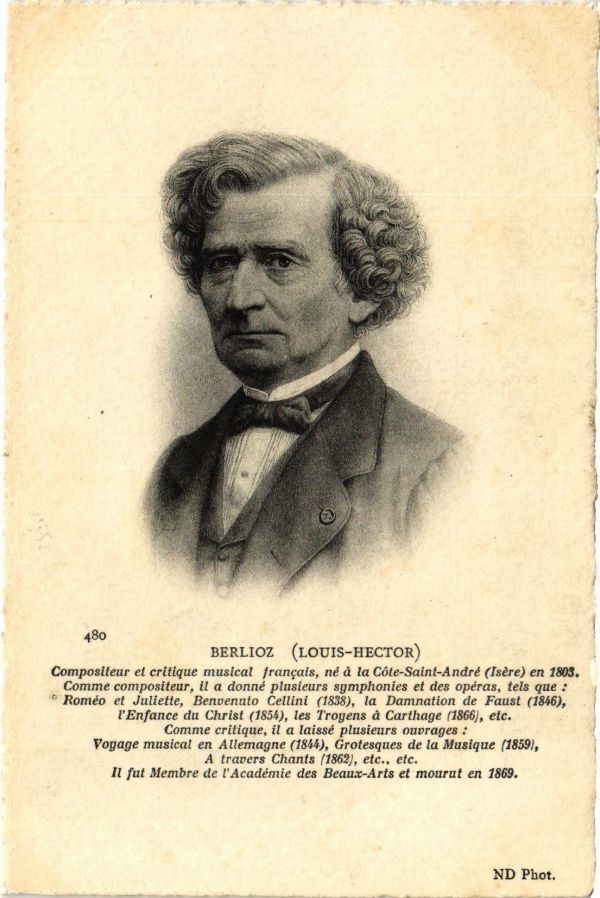 CPA Berlioz (Louis-Hector) - French composer and critic... (229907)