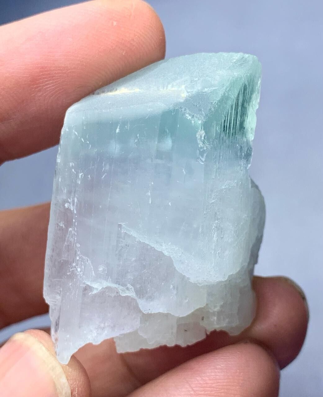 167.75 Cts beautiful Bi Color Double Terminated Kunzite crystal from Afghanistan