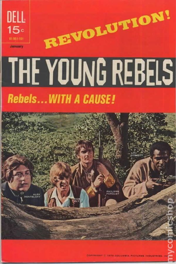 Young Rebels #1 VG 4.0 1971 Stock Image Low Grade