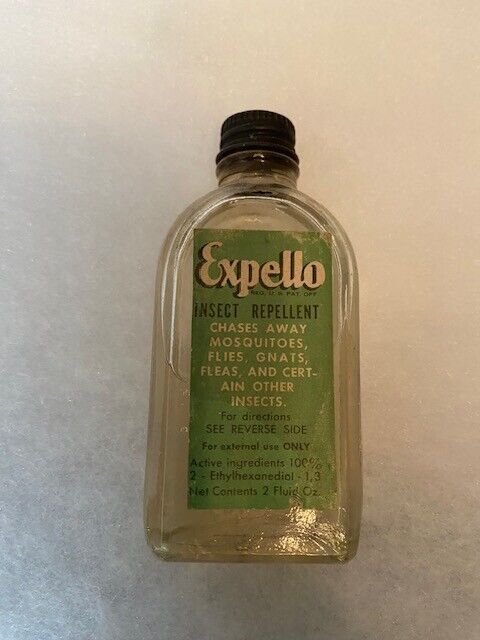 Vintage Glass Bottle Of Expello