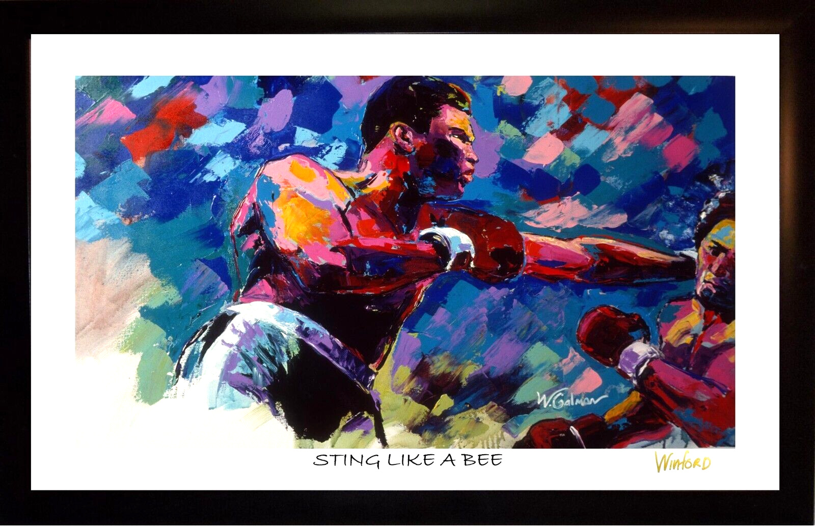 SUPER Sale Muhammad Ali Sting Like A Bee Premium Art Print Was $99.95 Now $39.95