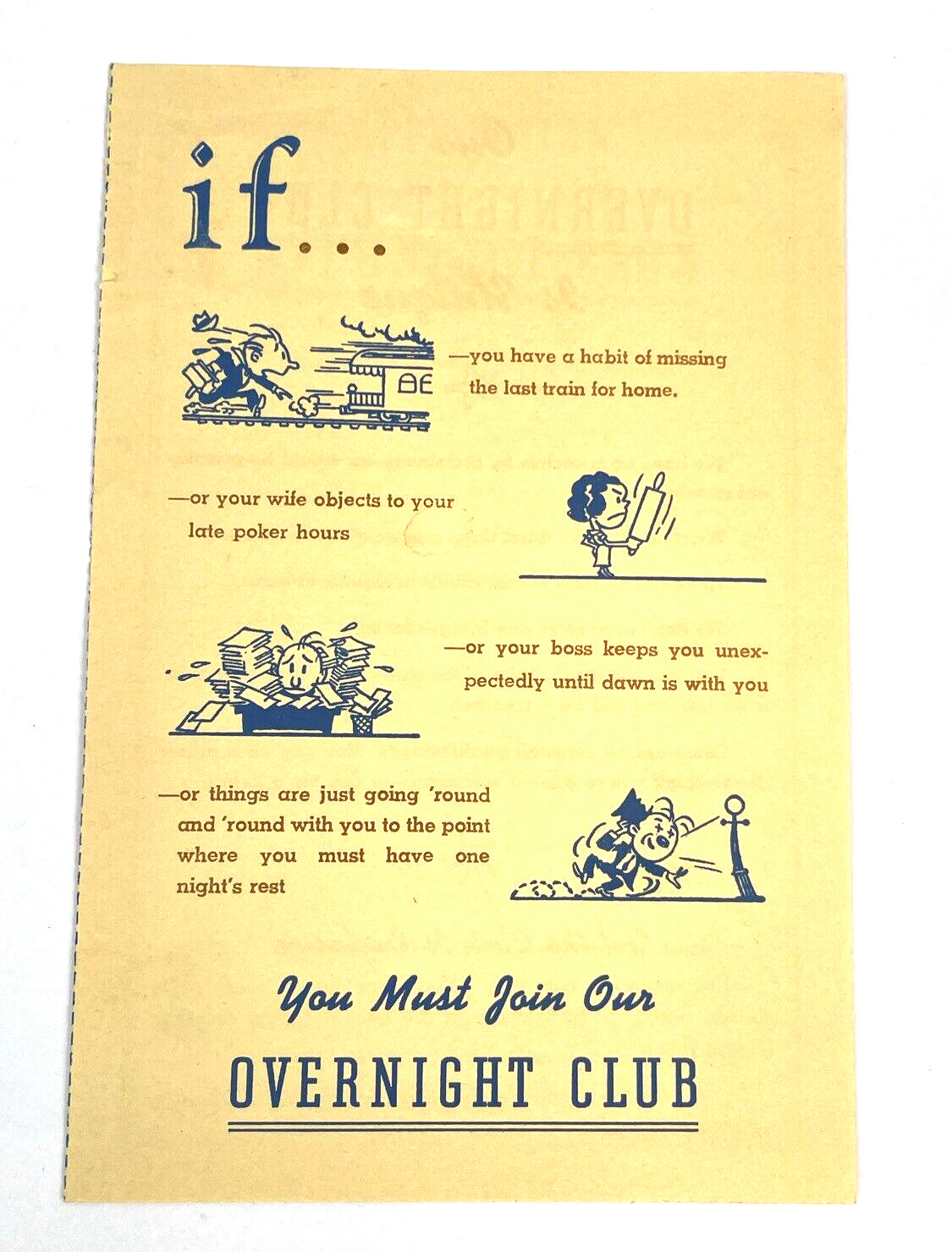 Vintage Hotel State Stats Kansas City Overnight Club Membership Hutson Ephemera