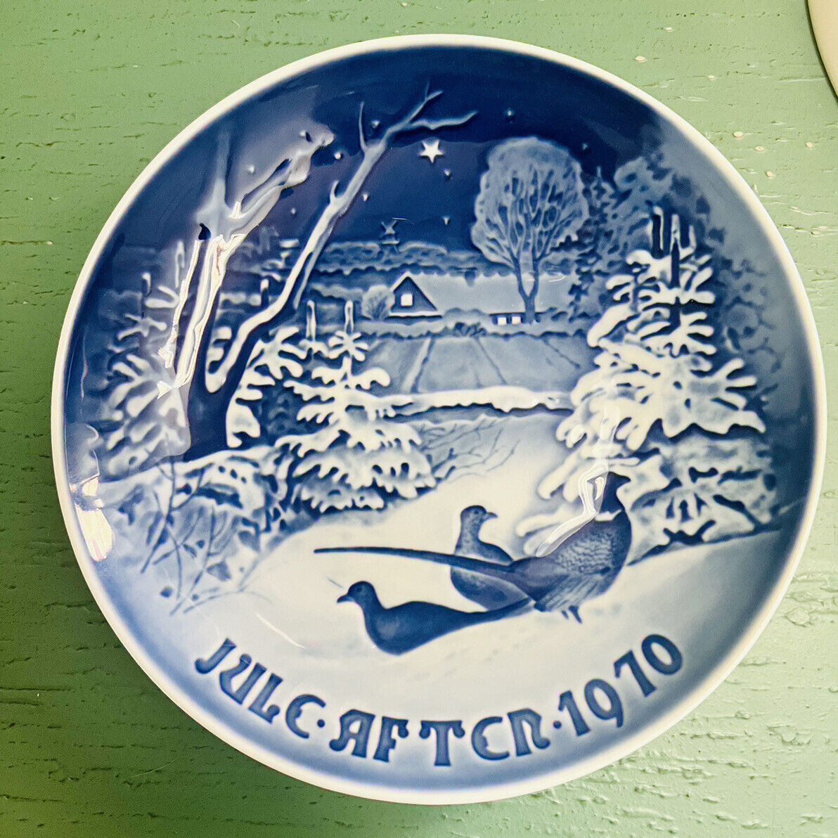 VTG  B & G Collector Plate Denmark Christmas After July 1970-1980,1982, 1983