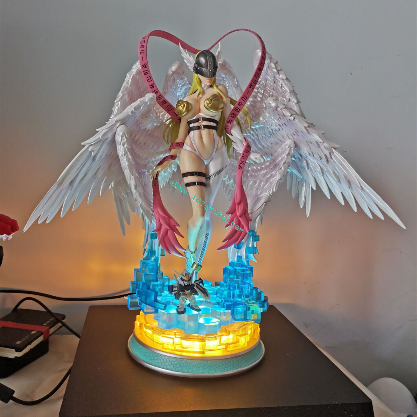 Angel Studio Digimon 1/7 Scale Angewomon Resin Model Led Light In Stock