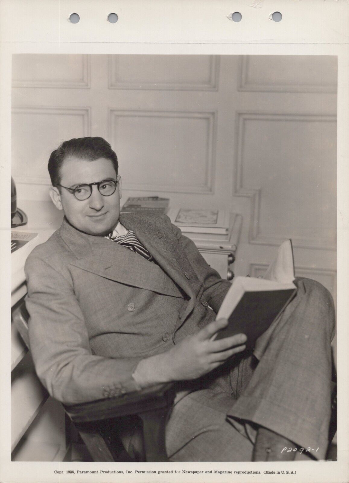 Henry Henigson (1936) 🎬⭐ Paramount Producer - Handsome Vintage Photo K 186