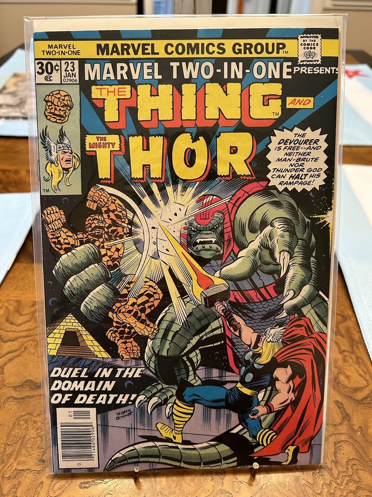 Marvel Two-in-One #23 (Marvel Comics January 1977)