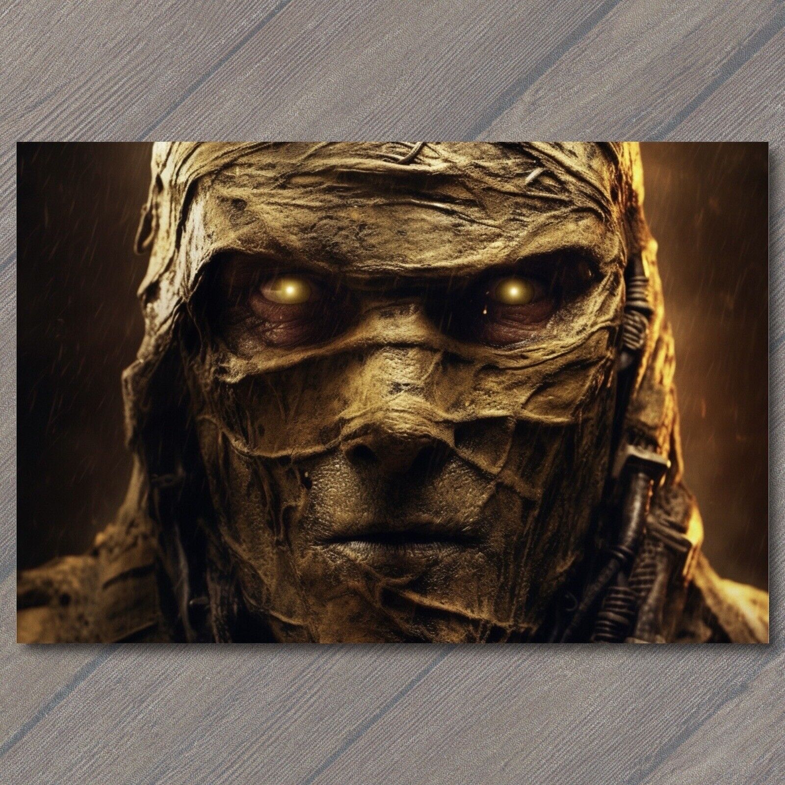 POSTCARD Sinister realistic looking mummy staring right at you 👀
