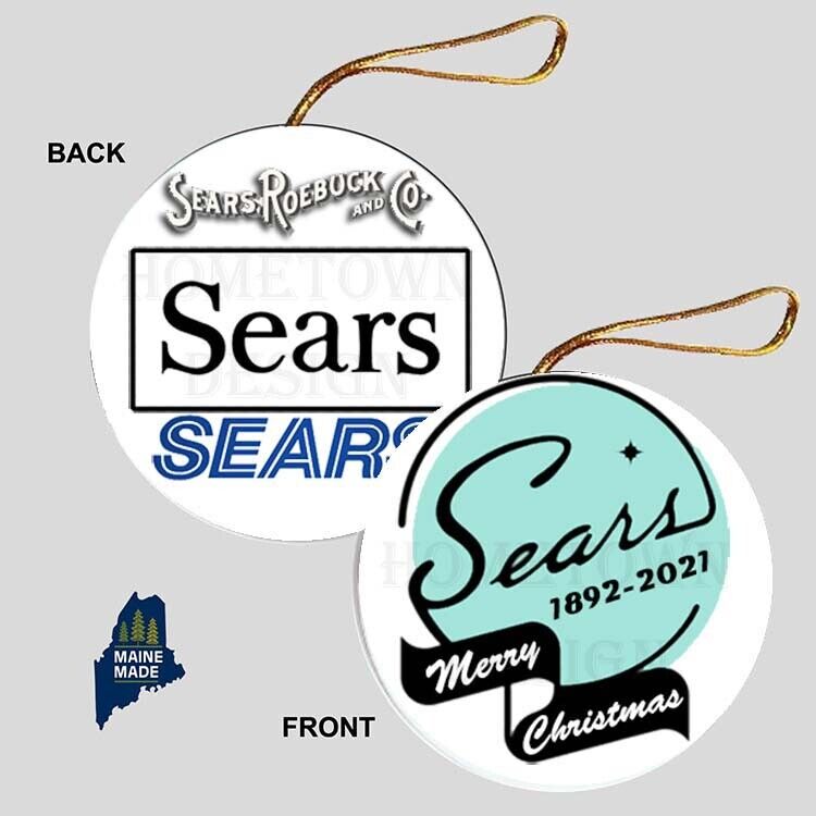 SEARS Christmas Ornament - Collectible Logo Vintage Department Store Roebuck
