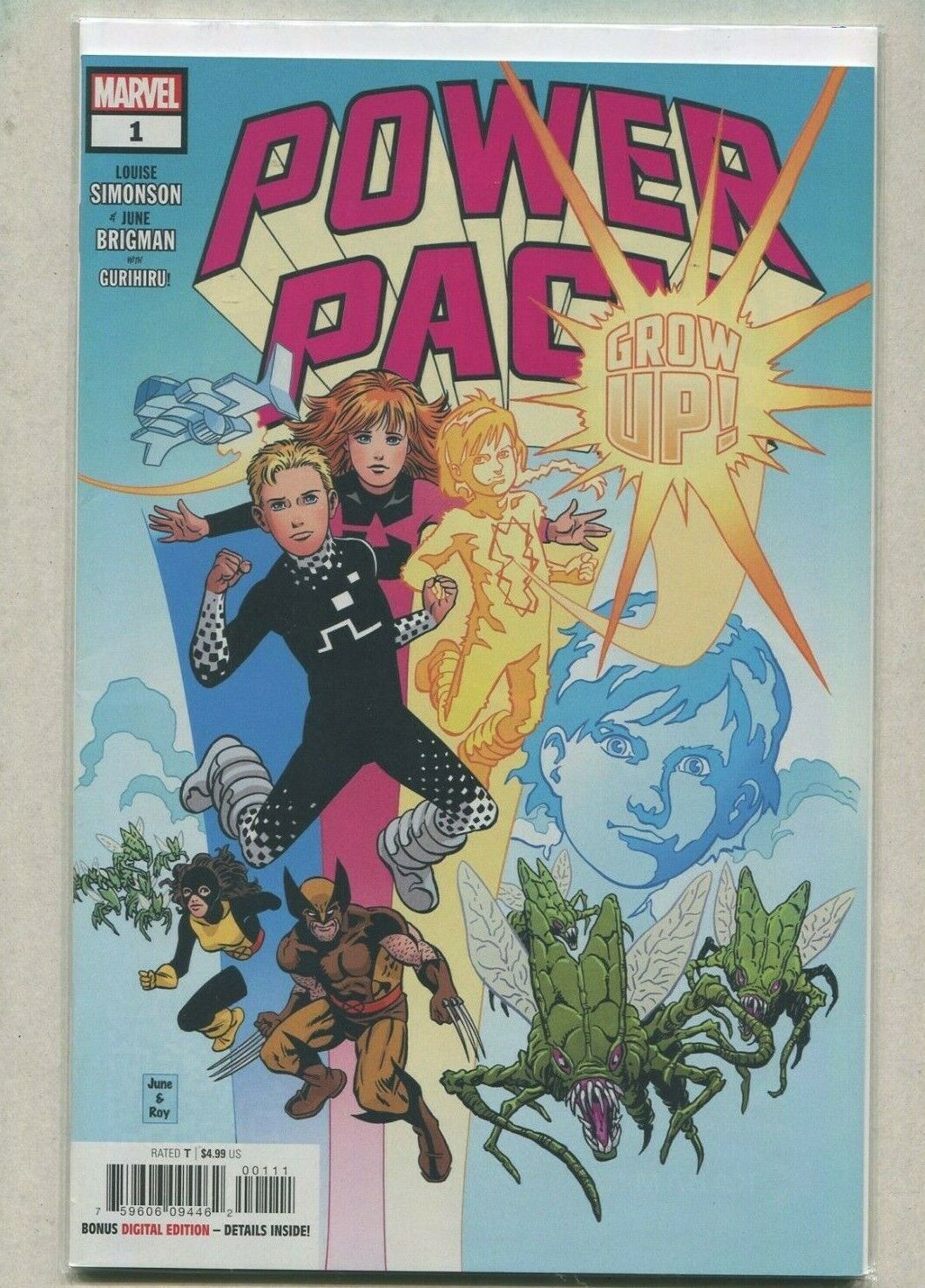 Power Pack #1 NM  Grow Up Marvel Comics CBX1M