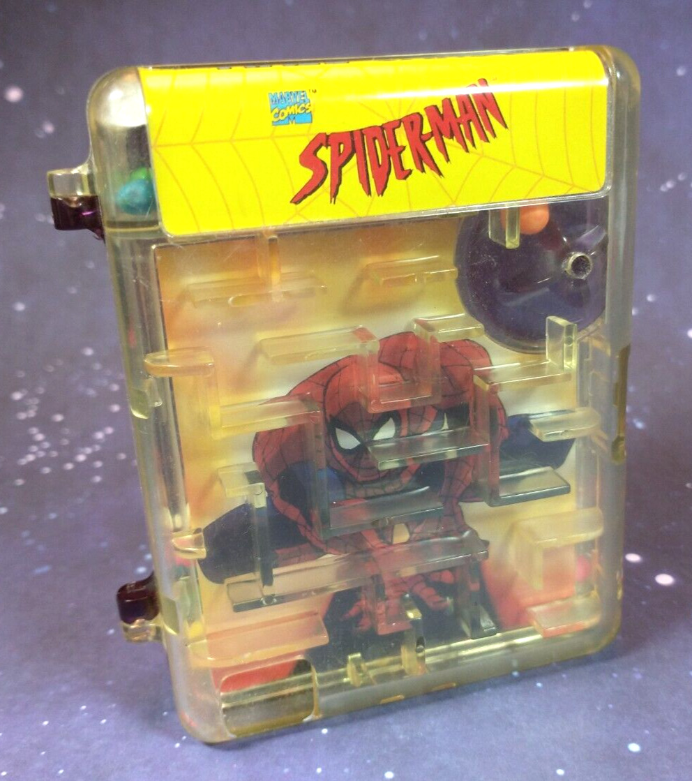 Vintage 1995 Marvel Spider-Man Maze Candy Dispenser