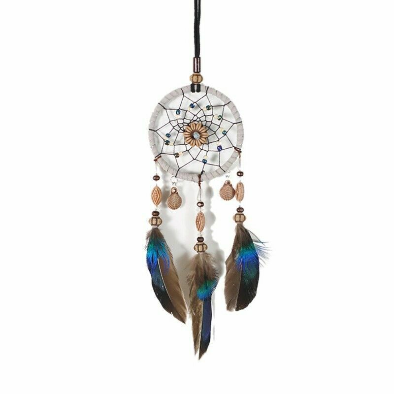 Dream Catcher Brown Feather Home Wall Car Hanging Decor Birthday Wedding Gift