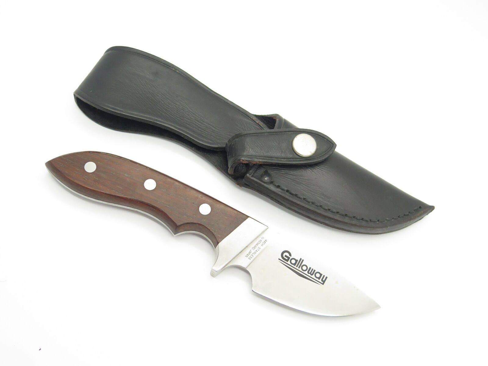 Vtg 1970s Hattori Kenward Galloway Seki Japan Fixed Blade Skinner Hunting Knife