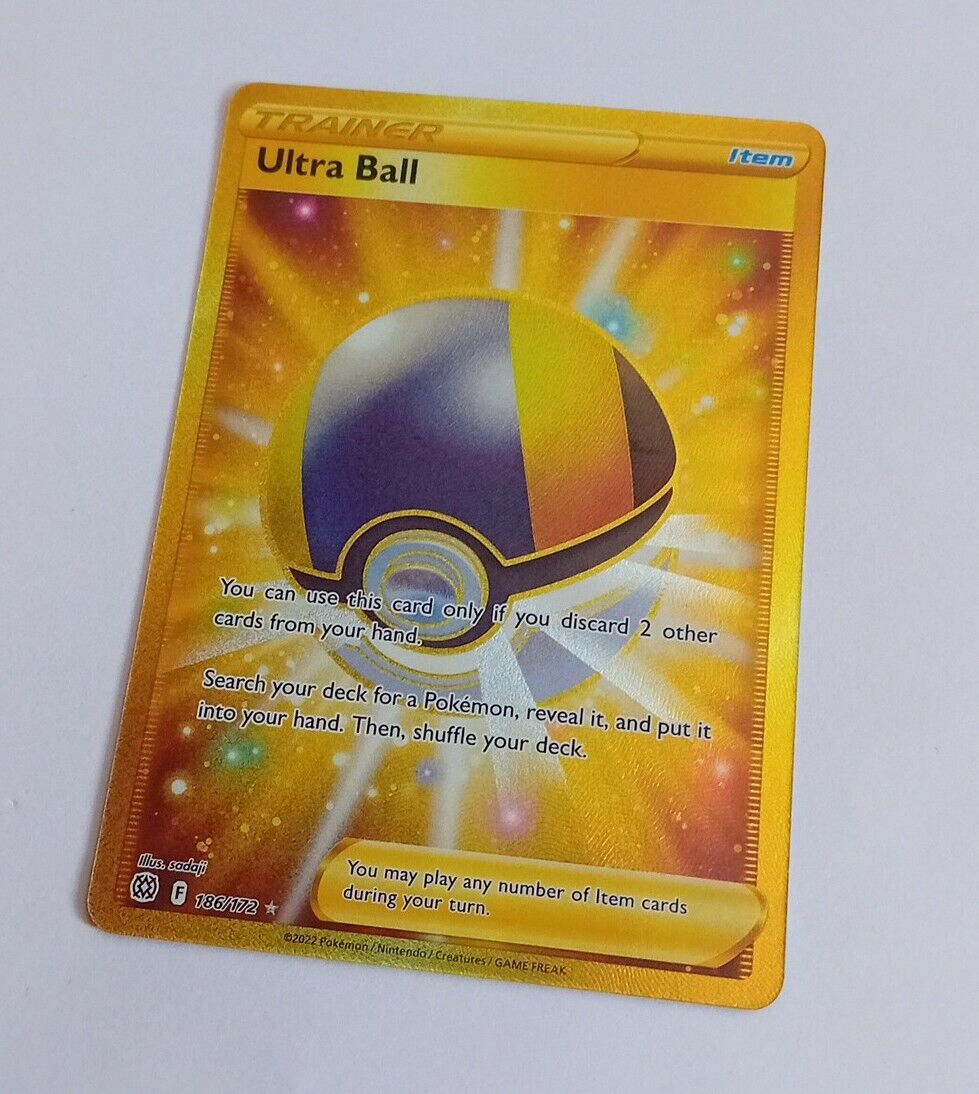 Pokémon TCG Ultra Ball Sword & Shield: Brilliant Stars 186/172 Holo Secret Rare