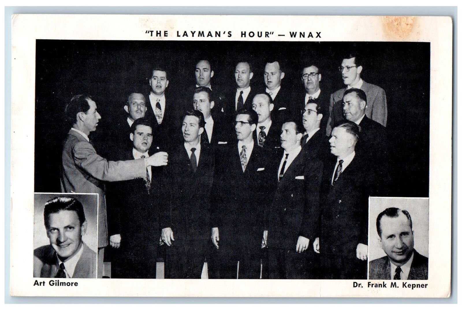 Centerville South Dakota Postcard The Layman\'s Hour Male Chorus c1960\'s Vintage