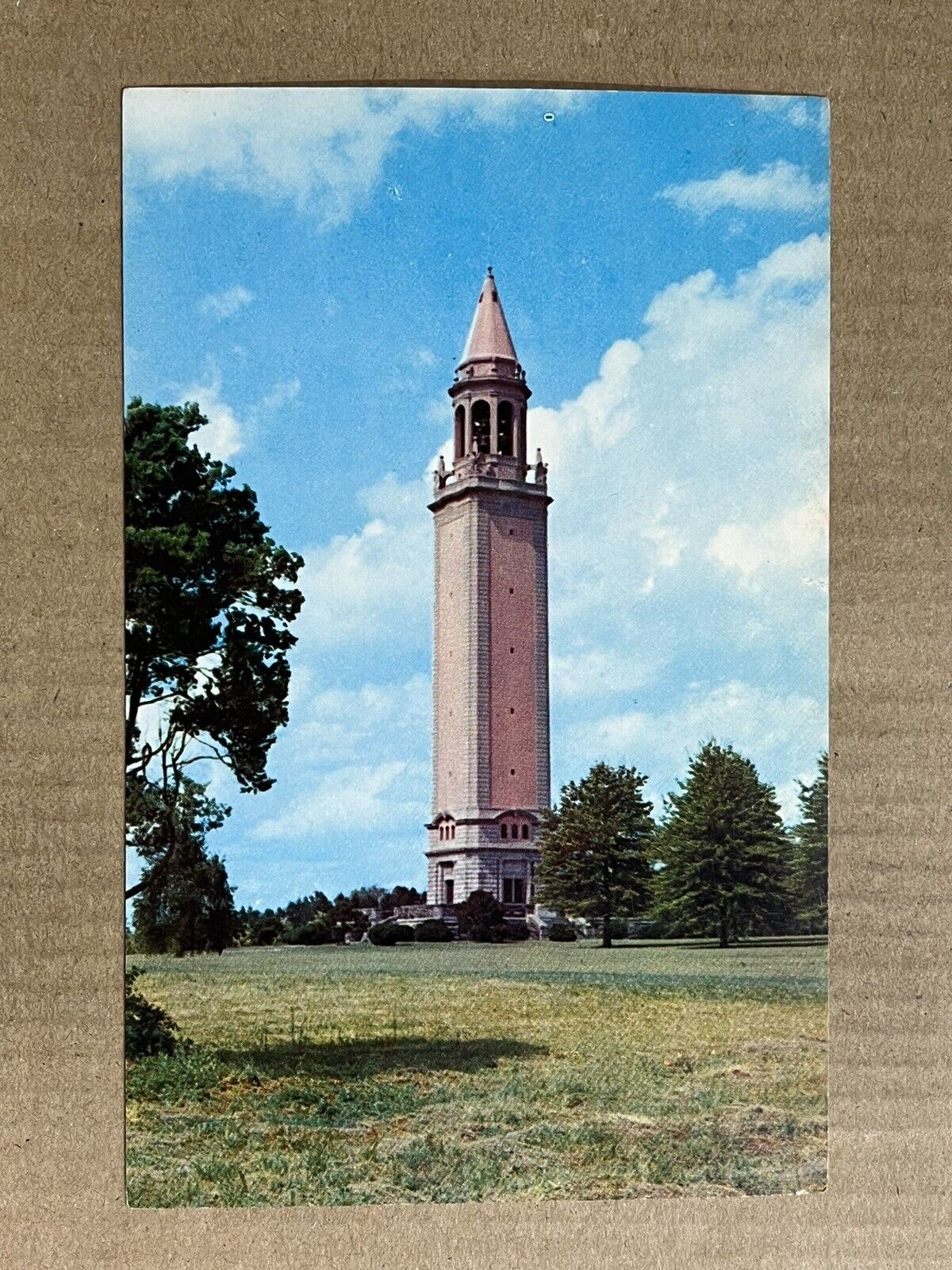 Postcard Wilmington DE Delaware Carillon Tower Alfred I Dupont Estate Vintage PC