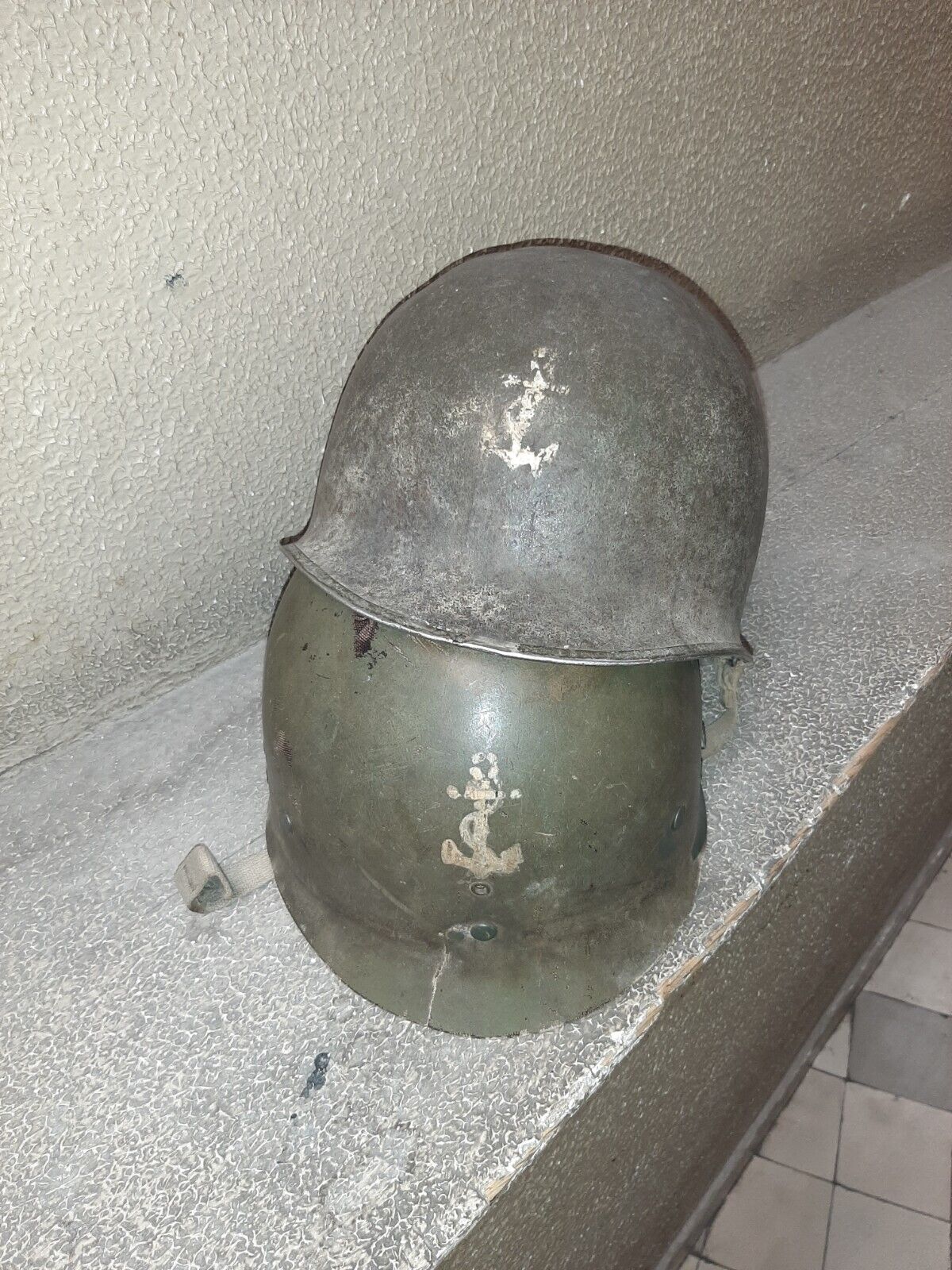 very rare french indochina paratrooper helmet M1 modified BCCP colonial...