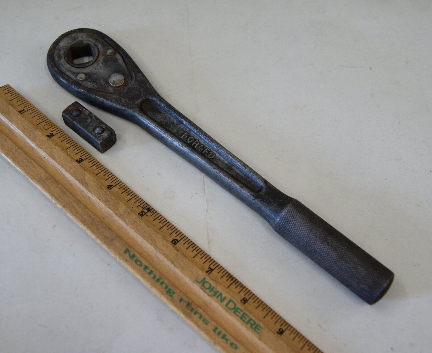 Vintage / Early 1/2 inch Ratchet Socket Tool Very Early Maybe Williams, SM962