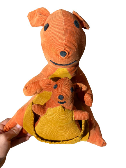 Winne the Pooh Blind Made Products Kanga with Roo Large Vintage Plush