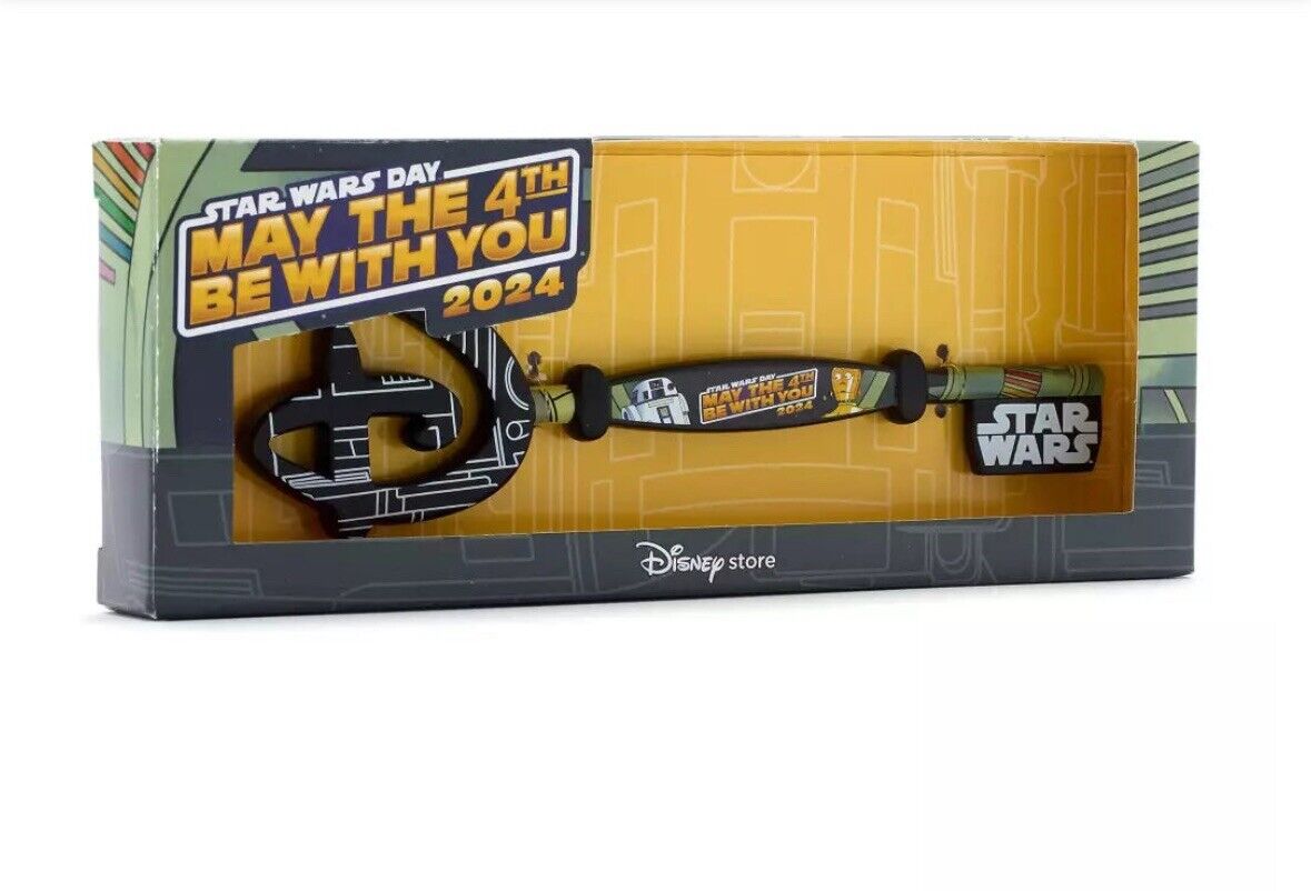 NEW 2024 Star Wars Day May The 4th Be With You Collectible Key Disney Store