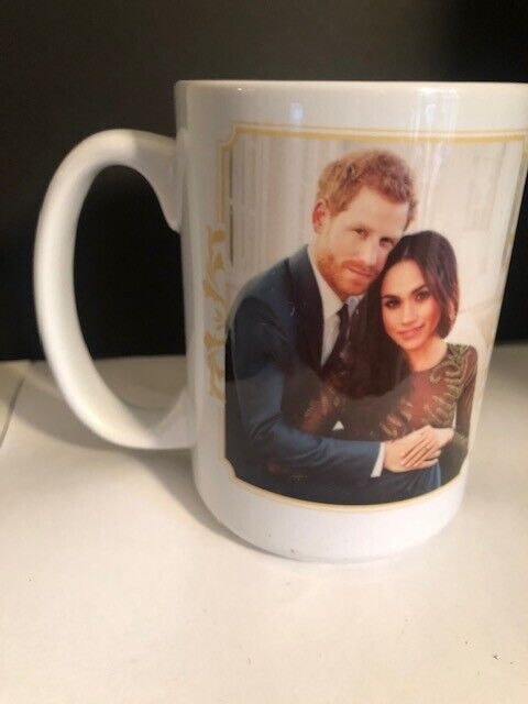 Prince Harry and Meghan Markle Royal Wedding Commemorative Mug HRH Souvenir