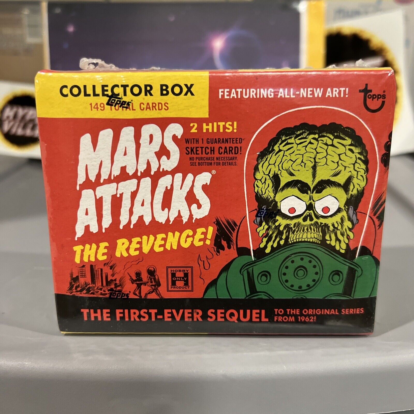 🔥 2017 Mars Attacks The Revenge Factory Sealed Set RARE Topps Collectors Box 🛸