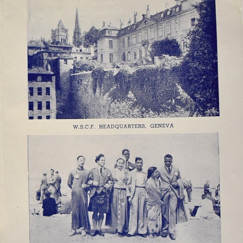 1942 World Student Christian Federation Vassar College Brochure Poughkeepsie NY