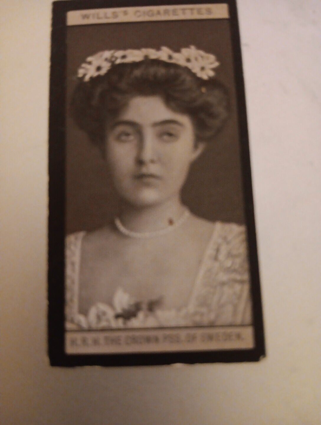 1908 Wills Portraits European Royalty HRH The Crown Princess of Sweden #31 h3a