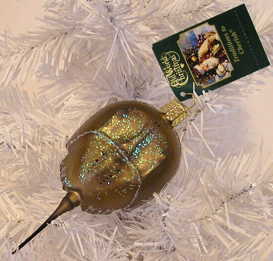 2019 - HORSESHOE CRAB - OLD WORLD CHRISTMAS BLOWN GLASS ORNAMENT - NEW W/TAG