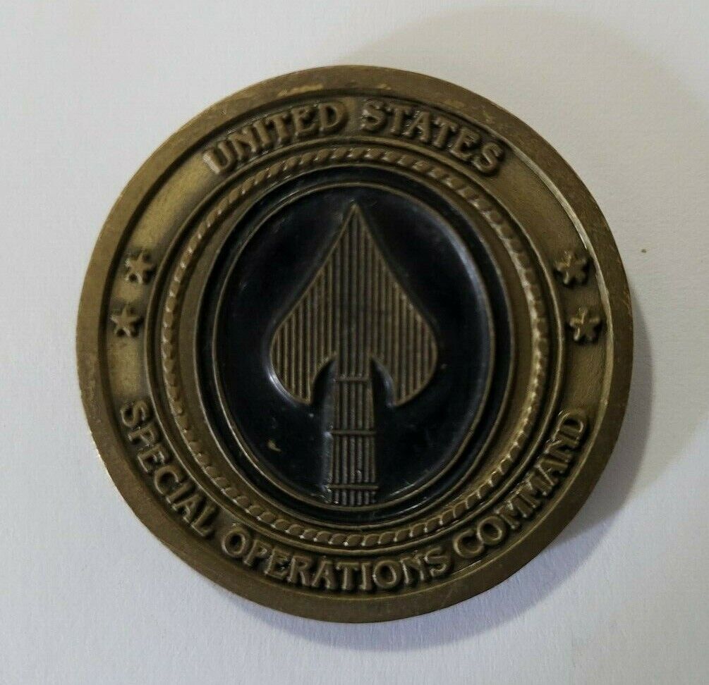 US Special Operations Challenge Coin Presented By Chief General Henry H Shelton 