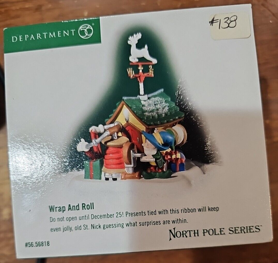 Dept 56 Wrap and Roll North Pole Series 56.56818