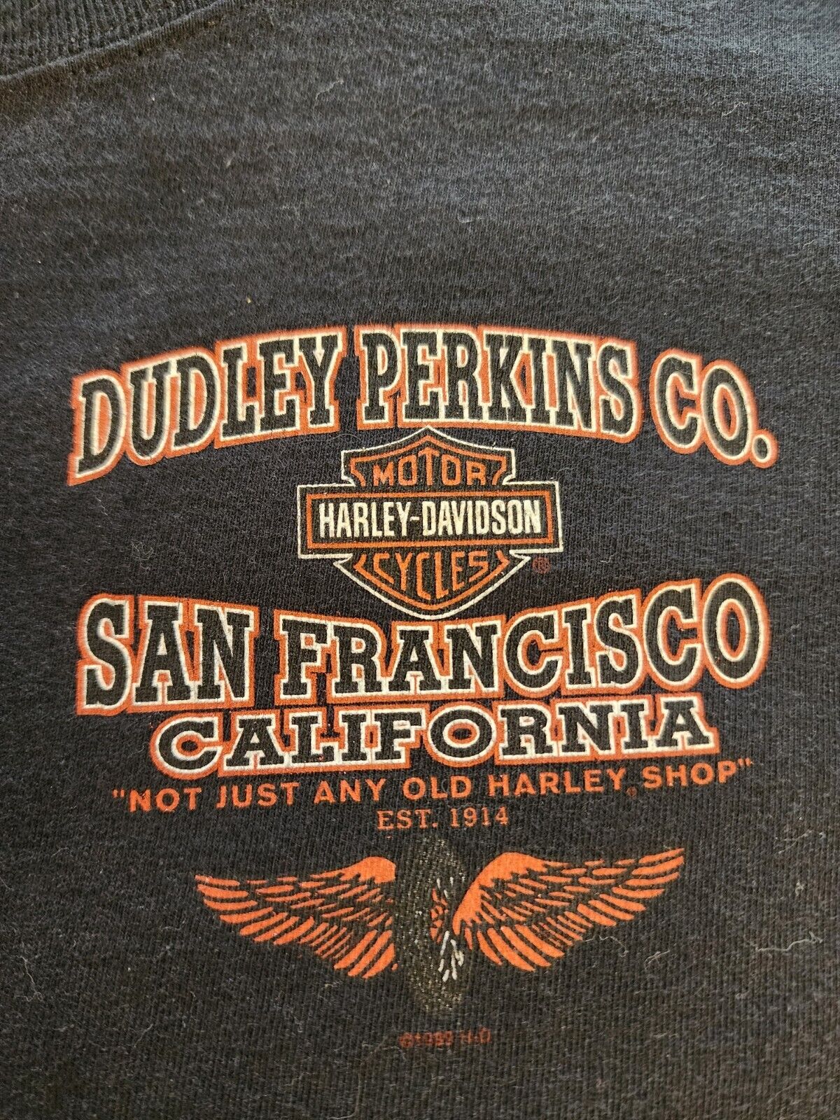 Harley Davidson Black Small Womens Tshirt
