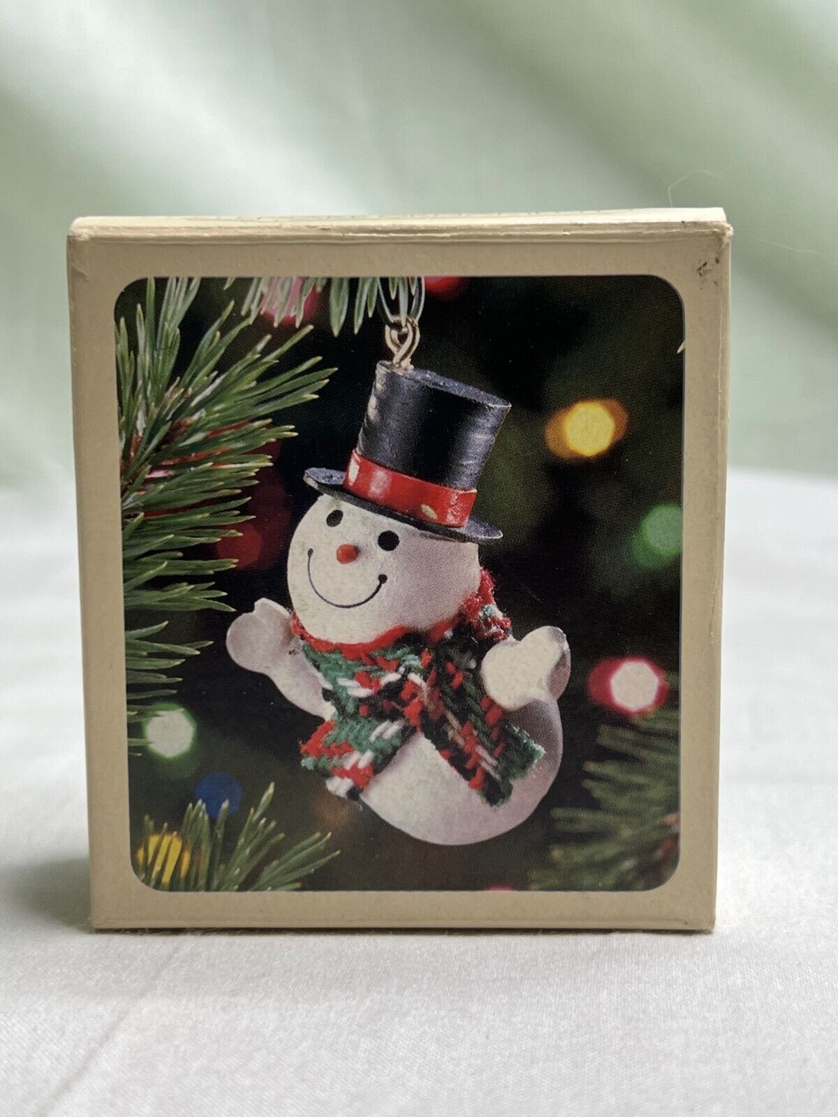 Vintage 1981 Hallmark Keepsake Ornament Jolly Snowman FAST Shipping