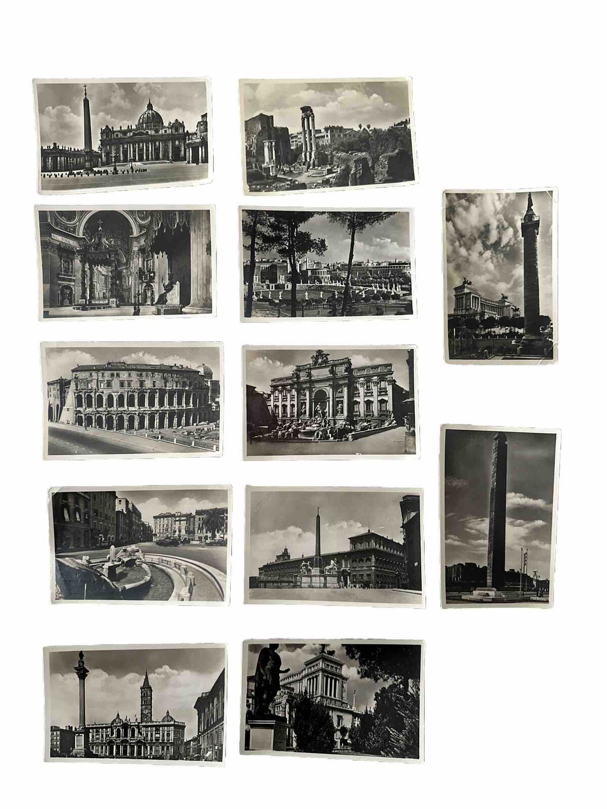 POST CARD 1942 VERA FOTOGRAFIA RIPRODUZIONE VIETATA-ROME ITALY-12 Total Cards